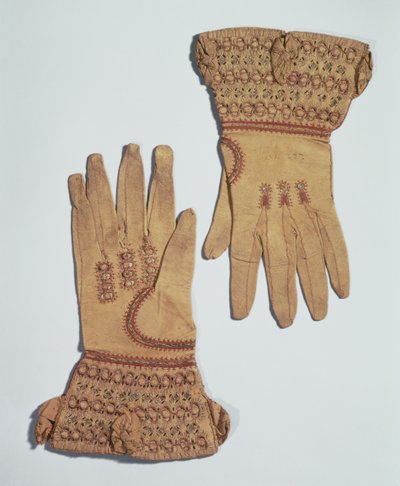 Gloves Belonging to Queen Anne by Unbekannt Unbekannt